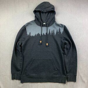 Tentree Mens Sweater Small Gray Juniper Hoodie Pullover Organic Cotton Outdoor